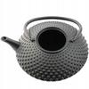 Cast Iron Kettle 1.25L Black Infuser With Strainer For Tea And Herbs