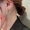 Personalized Design Twisted Twist Earrings, Niche Light Luxury Winding Earrings Internet Celebrity Earrings Of The Same Style