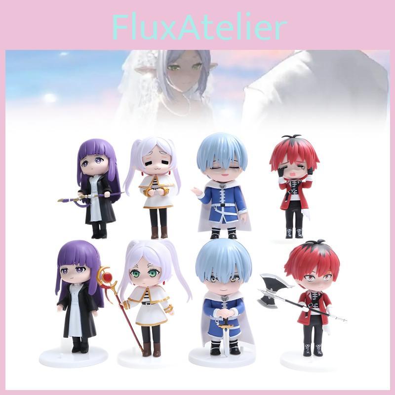Frieren Beyond 8pcs Journeys End Fern Stark Action Figure Anime Doll Display