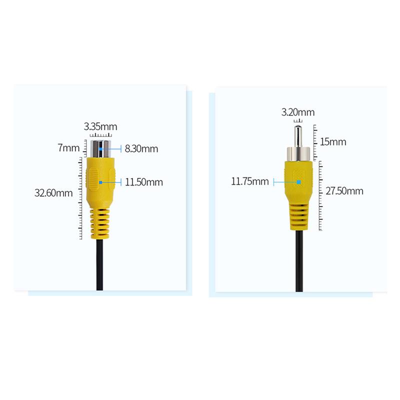 RCA 1m 3m 5m 1 RCA Male To 1 RCA Female Audio Video Extension Coaxial Cable for HDTVGood Product