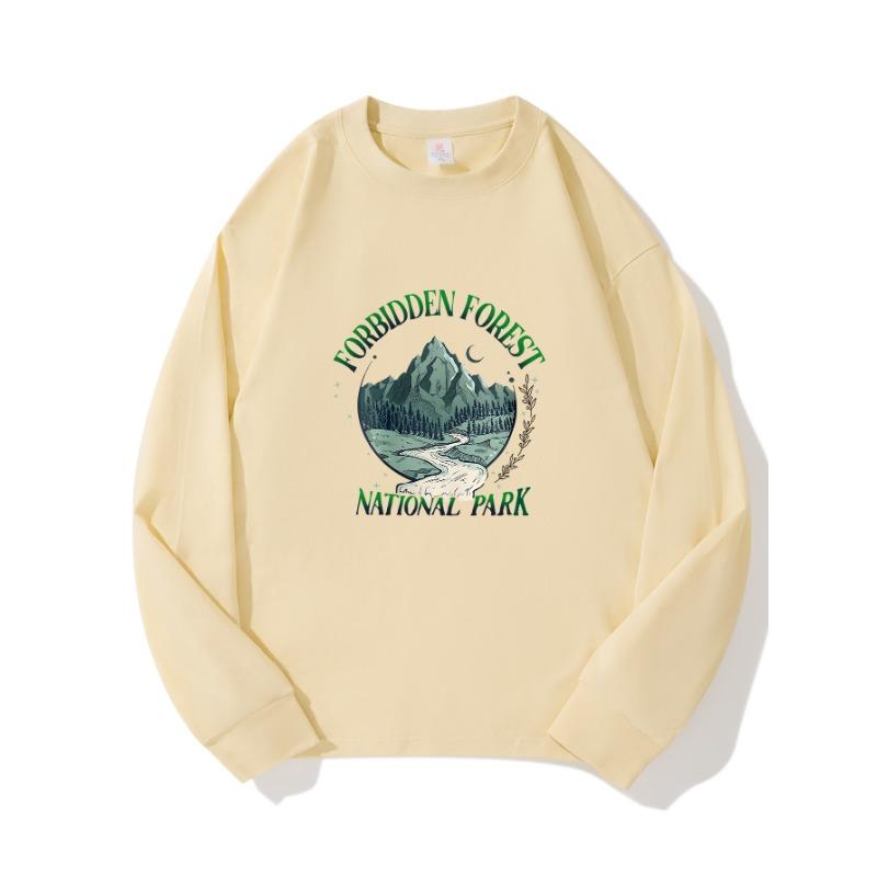 

Парковая осенняя одежда с длинными рукавами из чистого хлопка, новый мужской и женский топ, весенний внутренний слой, базовая рубашка, футболка с круглым вырезом и длинными рукавами XXL бежевый