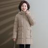 Down cotton coat 2025 new style women winter coat medium and long cotton-padded jacket winter coat