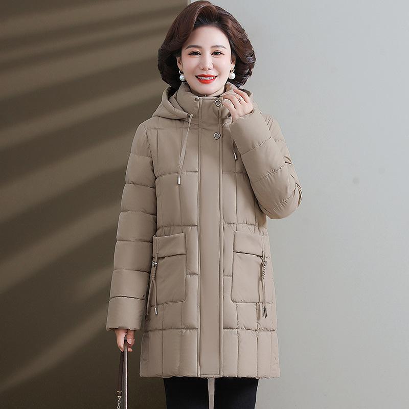 Down Cotton Coat 2025 New Style Women Winter Coat Medium and Long Cotton-padded Jacket Winter Coat