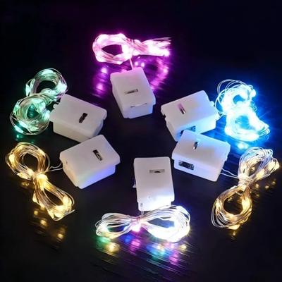 20PCS Copper Silver Wire Garland Light Wholesale LED String Lights Fairy Lights Party Room Decoration for Christmas Wedding