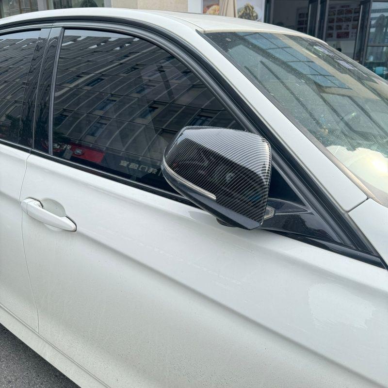BMW F20, F30, F35 Series Rearview Mirror Protective Shell - Anti-scratch Exterior Trim for 1, 2, 3, and 4 Series.