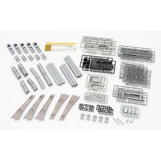 TOMIX N Gauge Vehicle Depot Rail Set 91016 Model Train Supplies Silver