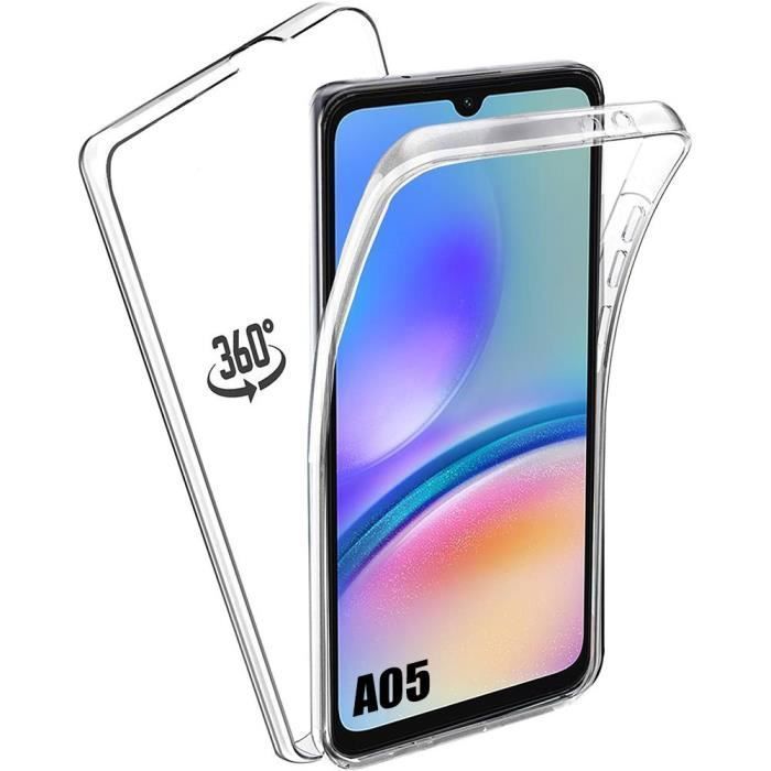 Coque pour Samsung Galaxy A05 -BOOLING - Protection - Antichoc - Transparente - 360°