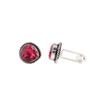 Pink Tourmaline Gemstone 925 Sterling Silver Jewelry Handcrafted Cufflinks 0.62" CL-8-11