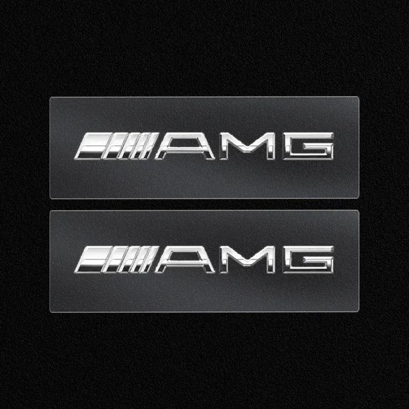 Car Logo Body Side Fender Door Window Trunk Decals Stickers Exterior Deco For Mercedes Benz AMG W204 W211 W212 W166 W117 W176