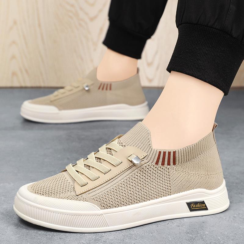 Men's Casual Sneaker Summer Men's Shoes Breathable Soft Elastic Band Outdoor Walking Sports Casual Shoes Free Shipping