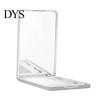 Compact Beauty Accessory Portable Folding Makeup Mirror with Comb, Travel Cosmetic Mirror, Pocket Easy Carry Size & Hair Detangling Comb for