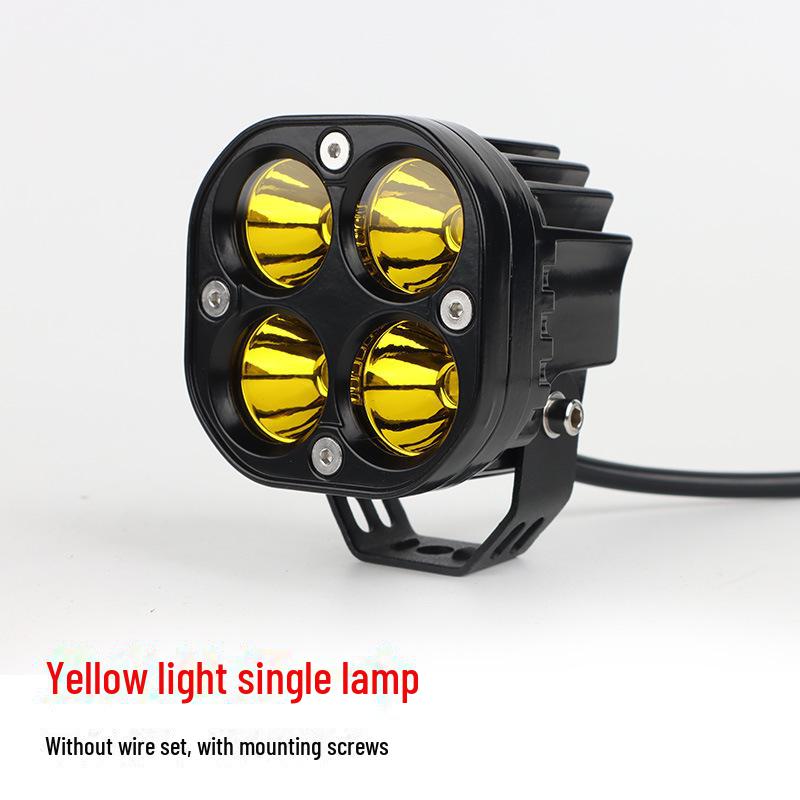 

Фара для бездорожья квадратная 3-дюймовая 40 Вт для автомобилей и мотоциклов, популярная рабочая фара Cross-Border Four-Leaf Clover