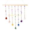 KX4B Sun Catchers Hanging Ornament Suncatchers Colorful Crystal Window Decoration Wind Chimes for Wall Window Pendants Decors