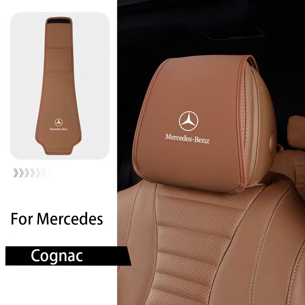 Car Key Rings Headrest Cushion Neck Pillow protective case Keychain For Mercedes Benz A C E S G R Class A45 GLC CLE CLA GLB GLS