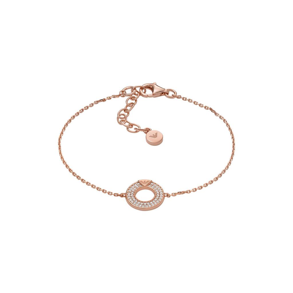 Emporio Armani Ferris Wheel Round Peace Buckle Bracelet Women bracelet Rose-Gold EG3589221