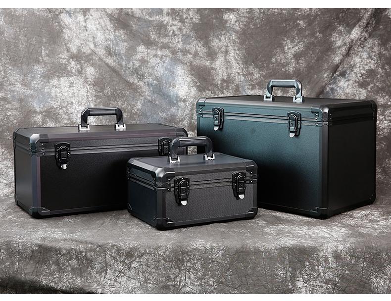 Portable Aluminum Alloy Lockable Tool and Beauty Storage Case