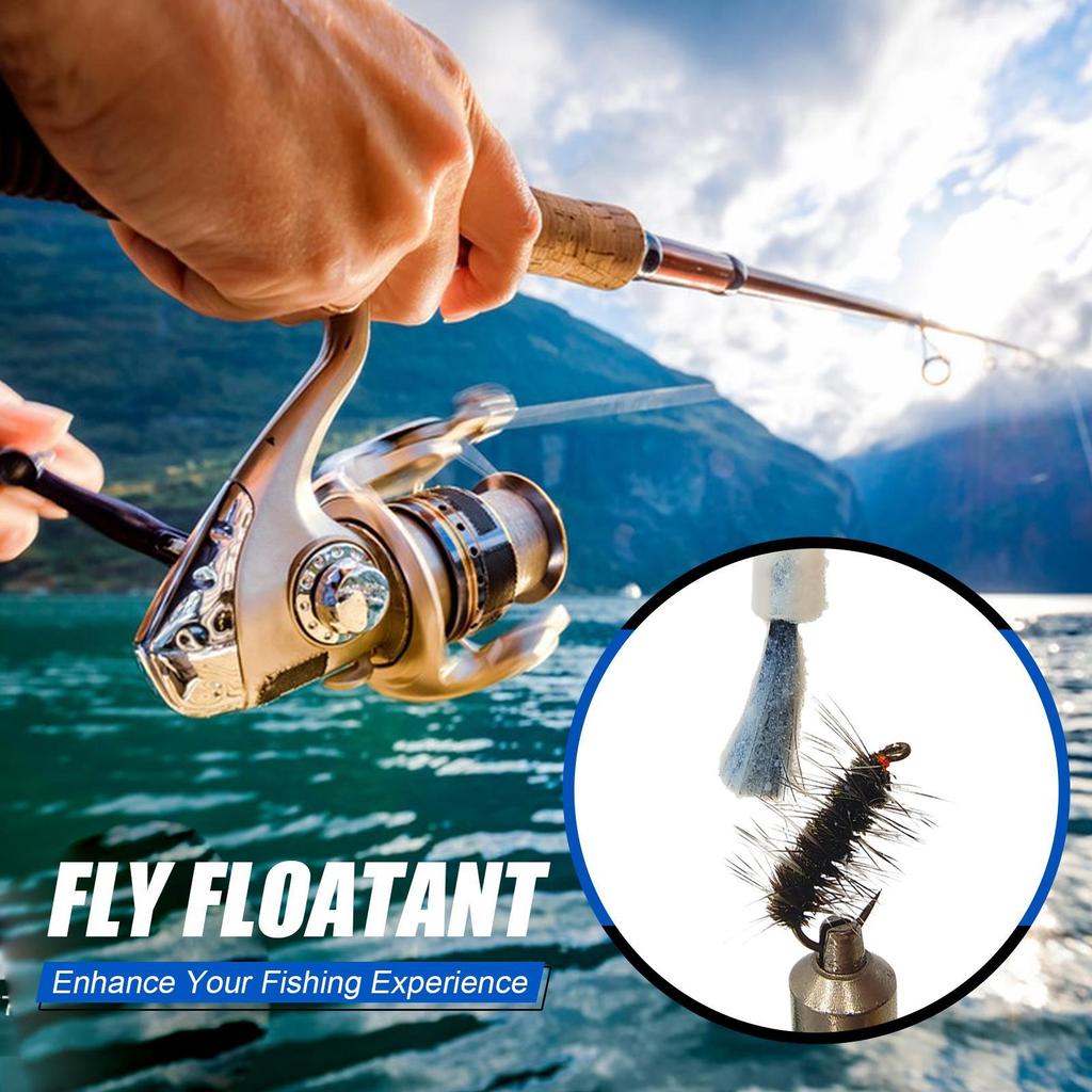 Fly Fishing Floatant Fly Floatant Fishing Tools Fishing Bait Powder Long-Lasting Dry Fly Dressing Fly Floatant Powder Fly