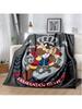 Lustiger Cartoon-TAZ-M-MANN-Anime Wurfdecke Sofa Zuhause Wandern Picknick Betten Mode S Superweiche Flanelldecke Geburtstagsgeschenk#Farbe_7,Größe_100X130CM