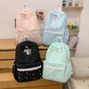 Zaino versione coreana dolce pizzo borsa zaino femminile carino fiocco perla zaino scolastico studente moda casual versatile zaino