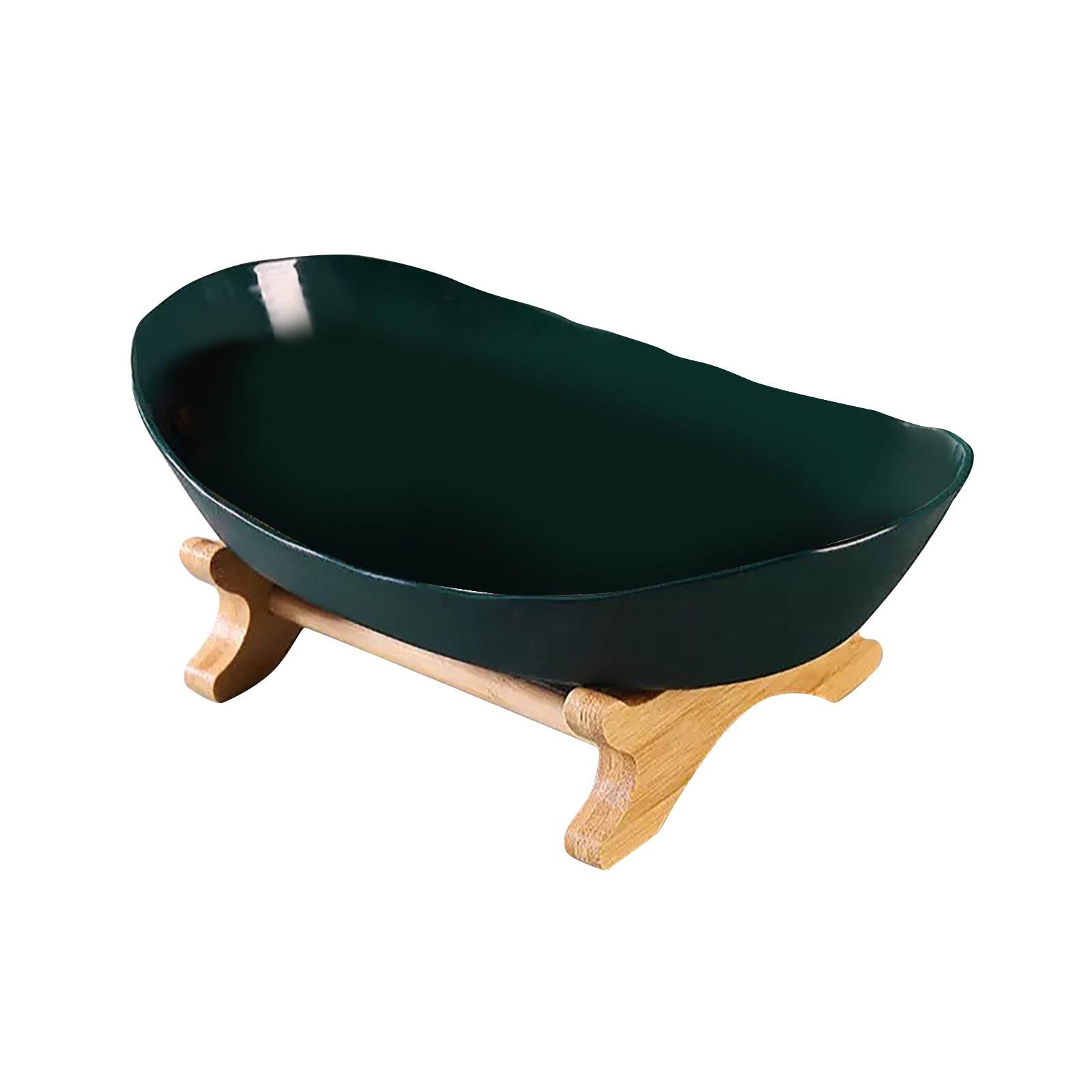 

Поднос для фруктов, корзина с деревянной рамой, подставка, многослойная тарелка для закусок для конфет, полка для фруктов, украшение стола B