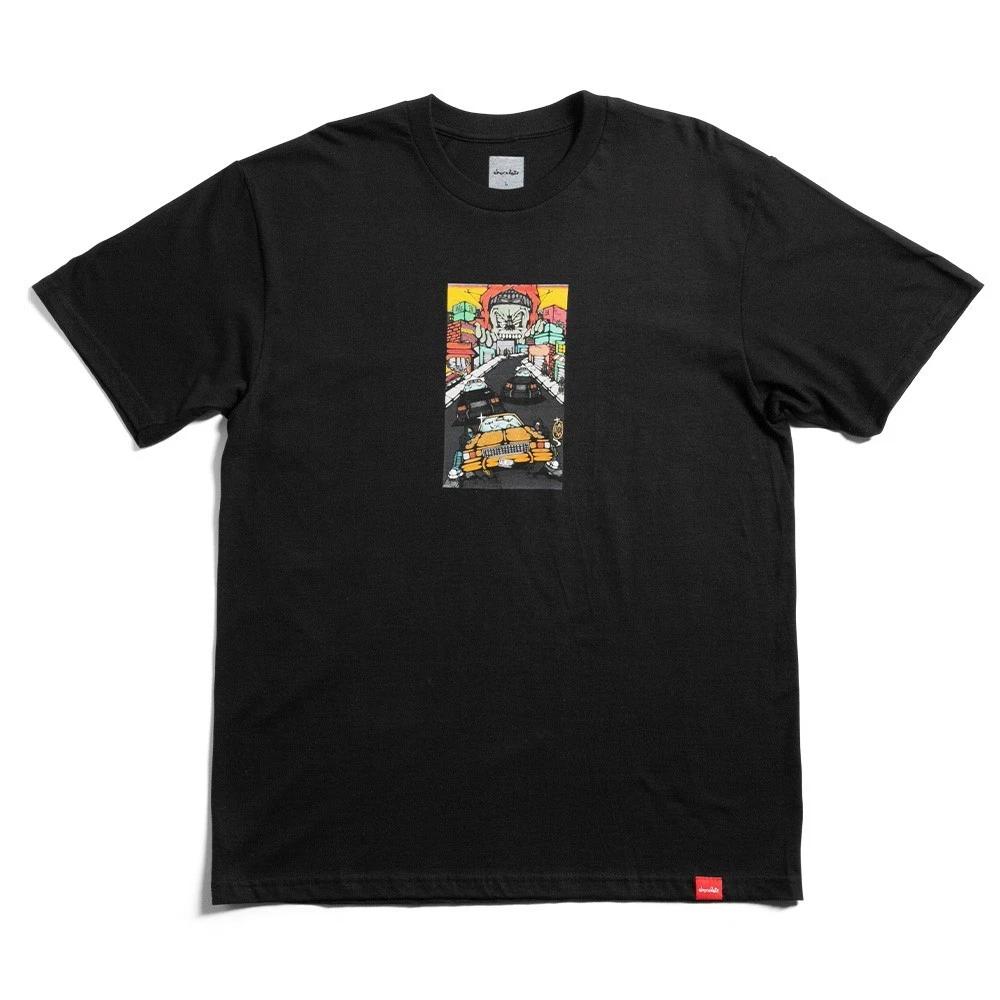 Chocolate Skateboards Fiend Street Graffiti Style Skate Tee Black XL