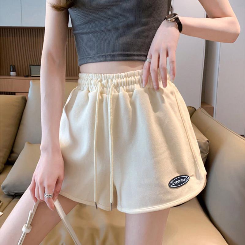 2023 Korean Style Women's High Waist Wide Leg Shorts: Versatile Summer Casual Hot Pants