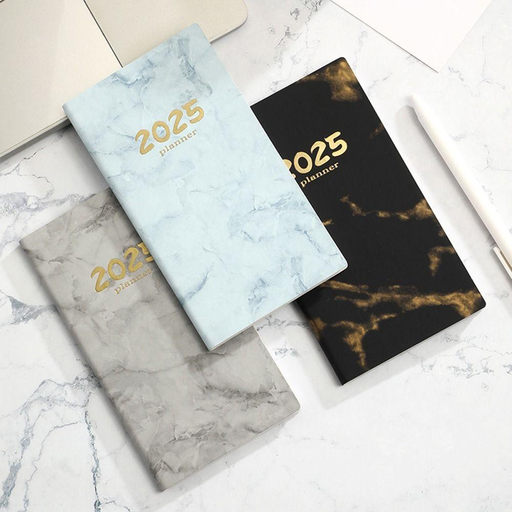 Wear-resistant 2025 Daily Planner Thick Paper Personal Journal Premium Lined Notebook  Work