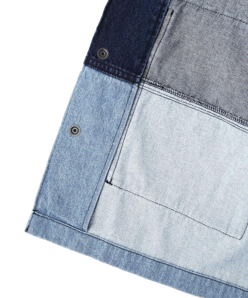 AVIREX RESTORE COLLECTION REPAIR CUSTOM & EMB UTILITY SHIRT JACKET Indigo L 783-5220015