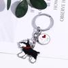 Animal Bell Enamel Golden Retriever Maltese Dog Pendant Dog Keychain Pet Keychain Pet Keyring