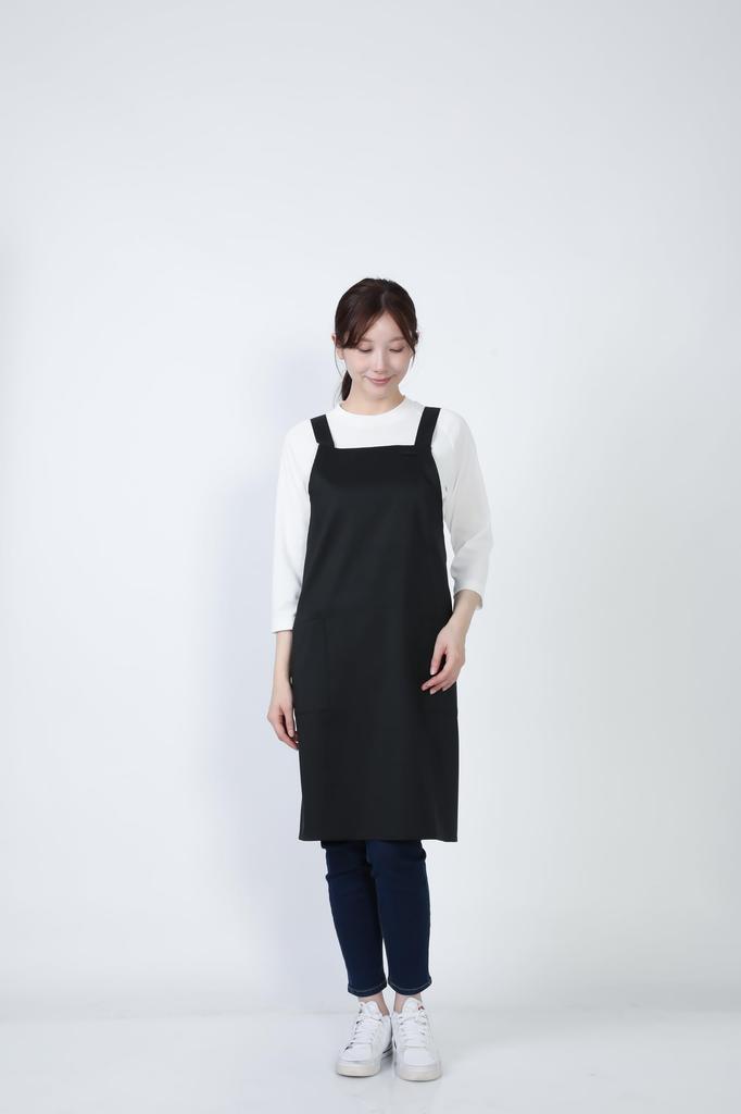 Latzschürze Latzschürze GT7013 Unisex Restaurantuniform Schwarz 3L [Seven Uniform] H-Form