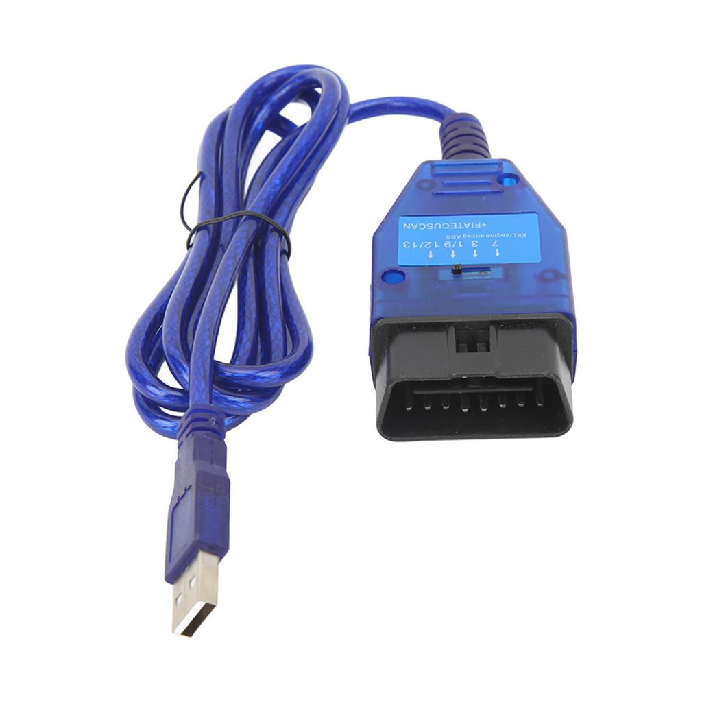 OBD2 Diagnostic Cable Ecu Scanner Tool Connector Adapter Cable with 4 Way Switch Replacement for