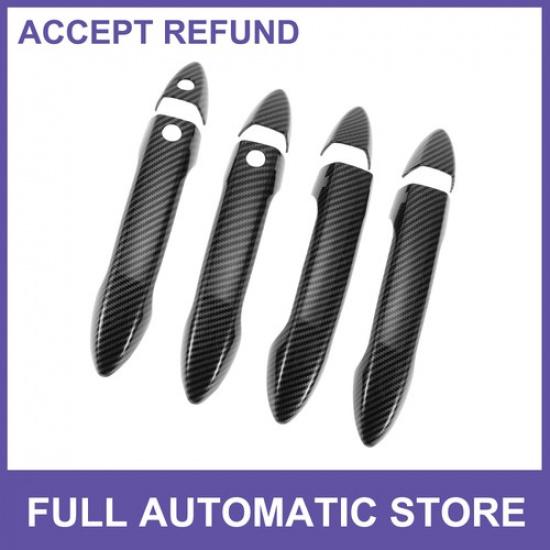 Door Handle Cover for Honda Accord Tailgate Handle Cover Carbon Fiber