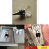 Crystal Heart Wine Stopper With Geometric Design For Wedding Celebration Gift