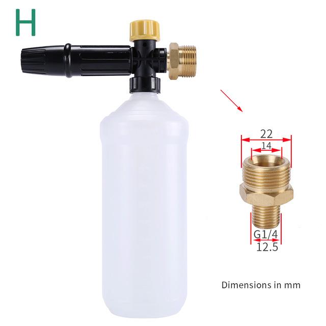 Pressure Washer Adjusable Foam Cannon Car Washer Snow Foam Lance High Pressure Soap Foamer Foam Generator Car Foam Cleaner Spray