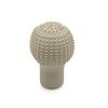 Gear Shift Lever Knob Cover Beige Soft Silicone Non-Slip Car Manual Protective Cover