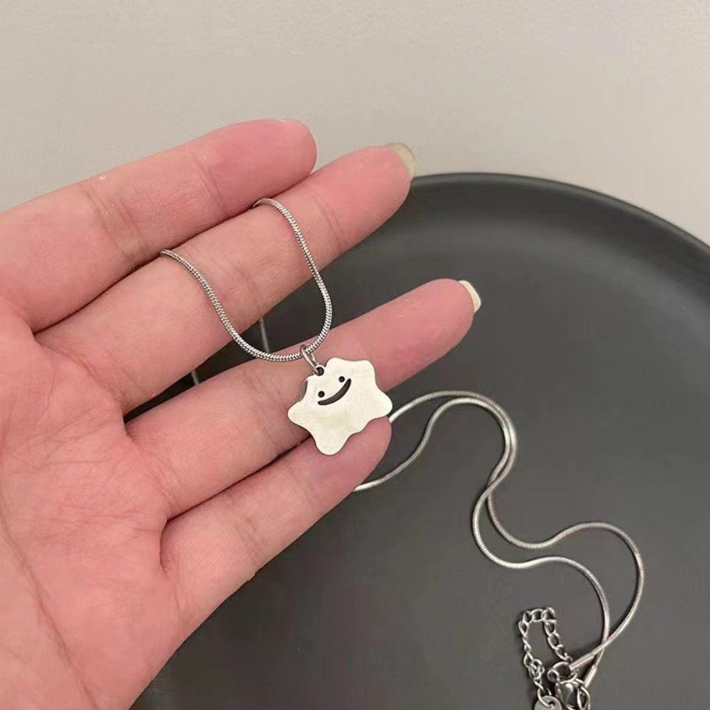 

Stainless Steel Stainless Steel Necklaces Ghost Ghost Clavicle Chain Women