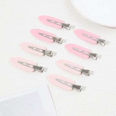 8pcs/set Women Girls No Bend  Seamless Hair Clips Side Bangs Barrette Makeup Washing Face Accessories Styling Hairpins