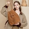 Women's Bag Commuter Light Luxury Shoulder High-end Underarm Bag Women's Large-capacity Portable Leather New Bucket Bag