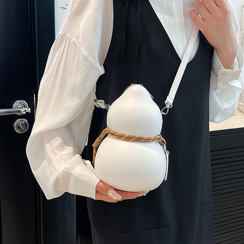 Damen Kürbisbeutel Modetrend Nischendesign Einfach Sonderform Persönlichkeit Einfache Schulter Umhängetasche