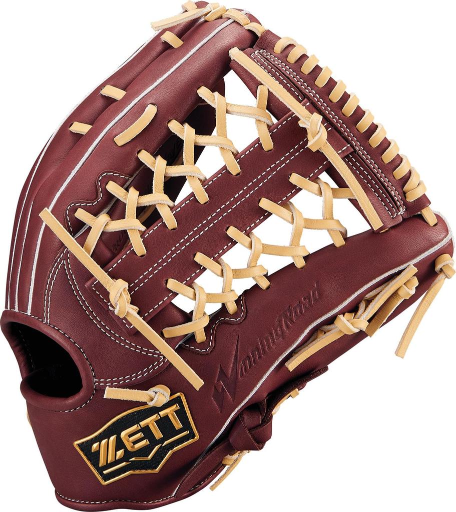 ZETT Winning Road Softball Chocolate Brown x Pastel Brown Size 7 Glove, All-Around, Left-Handed Throw, (3732A), (BRGB33530F)