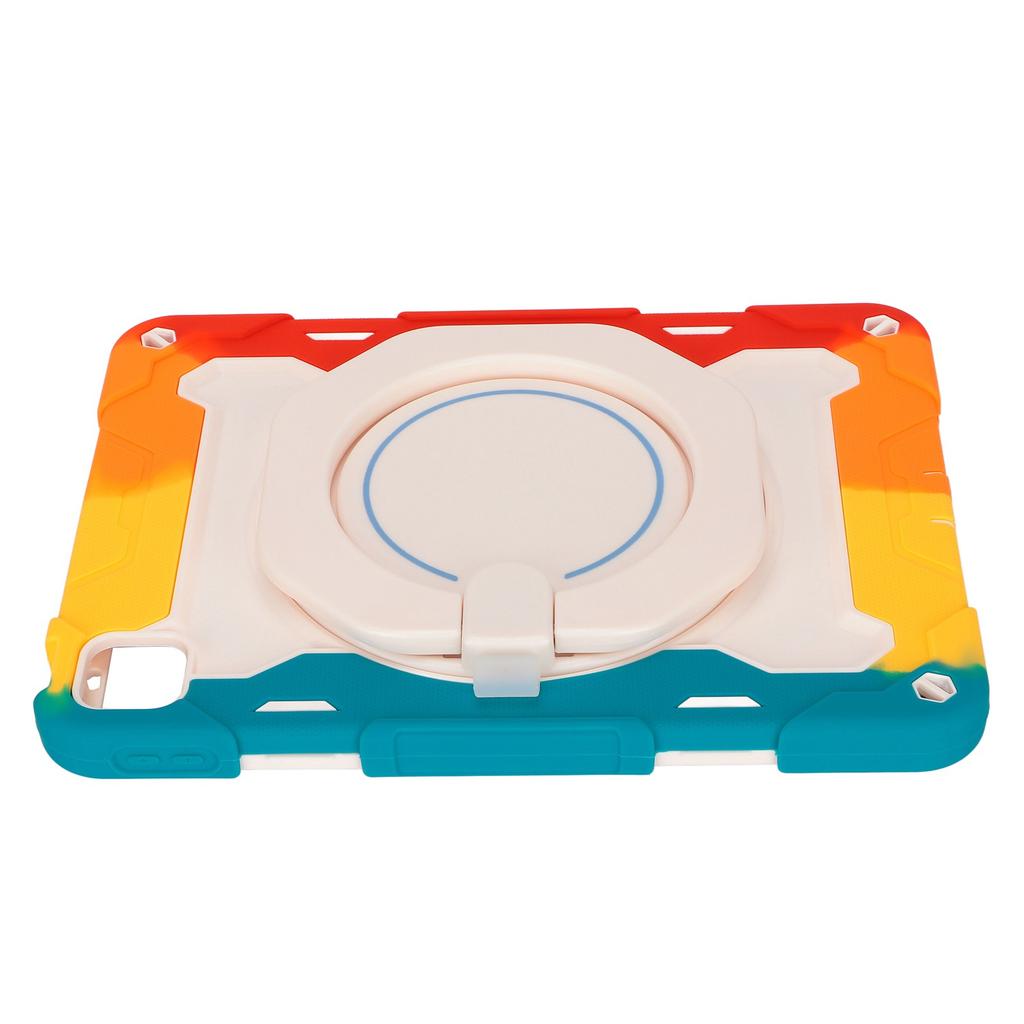 IOS Tablet Case 11in 3 Layer Shockproof Slim Tab Case with 360 Rotating Kickstand Shoulder Strap
