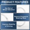 OD 78.1mm to ID 70.6mm Car Wheel Hub Centric Rings Aluminium Alloy 4 Pcs