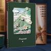 Oil Painting Loose-Leaf Notebook A5 80 Sheets Note Book Detachable Notepad Student Stationery Office Supplies