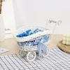 Party Woven Baskets Woven Flower Rattan Candy Basket Baby Stroller Basket Baby Shower Carriage Stroller Centerpiece Stroller Carriage Centerpiece