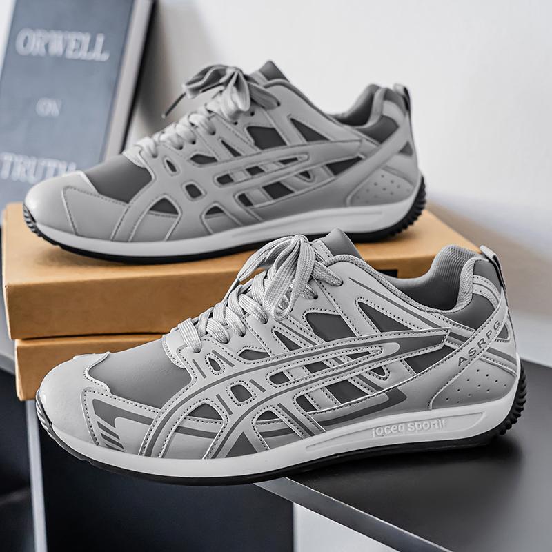 

Европейская станция мужская обувь лето дышащая сетка тренд досуг спорт платформа нескользящая большой размер 46 вождение Форрест Гамп кеды 46