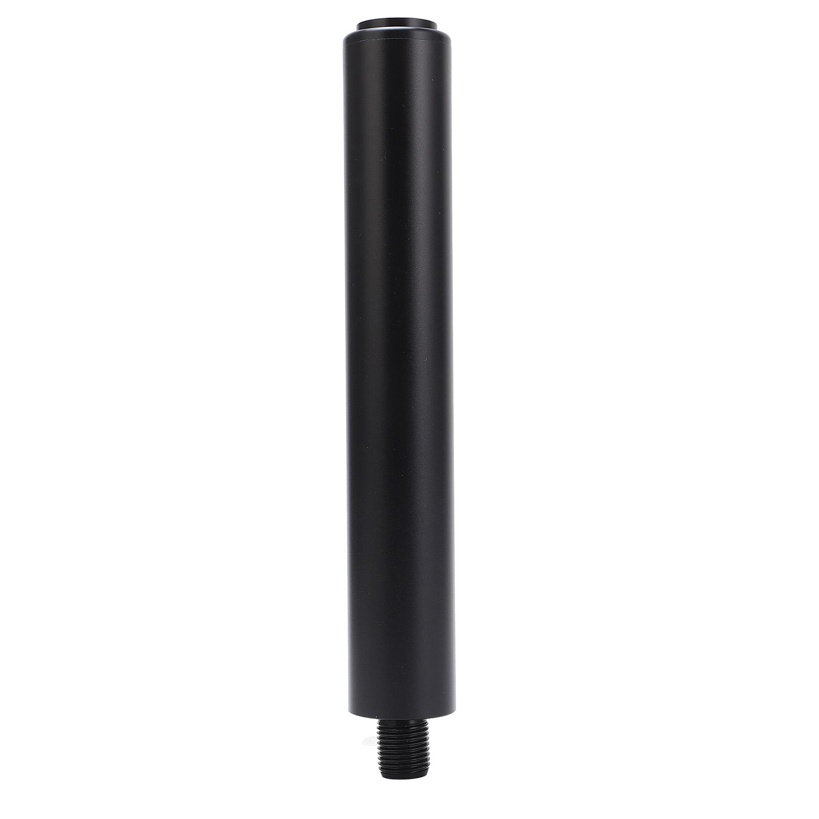 Pool Cue Extension 8 Inch Aluminium Alloy Frosted Billiard Cue Extender for Pool Supply