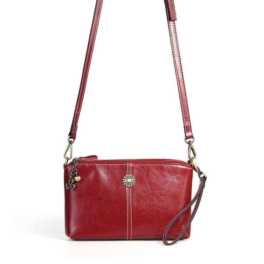 

Женская сумочка Zencu, из натуральной кожи бордовый