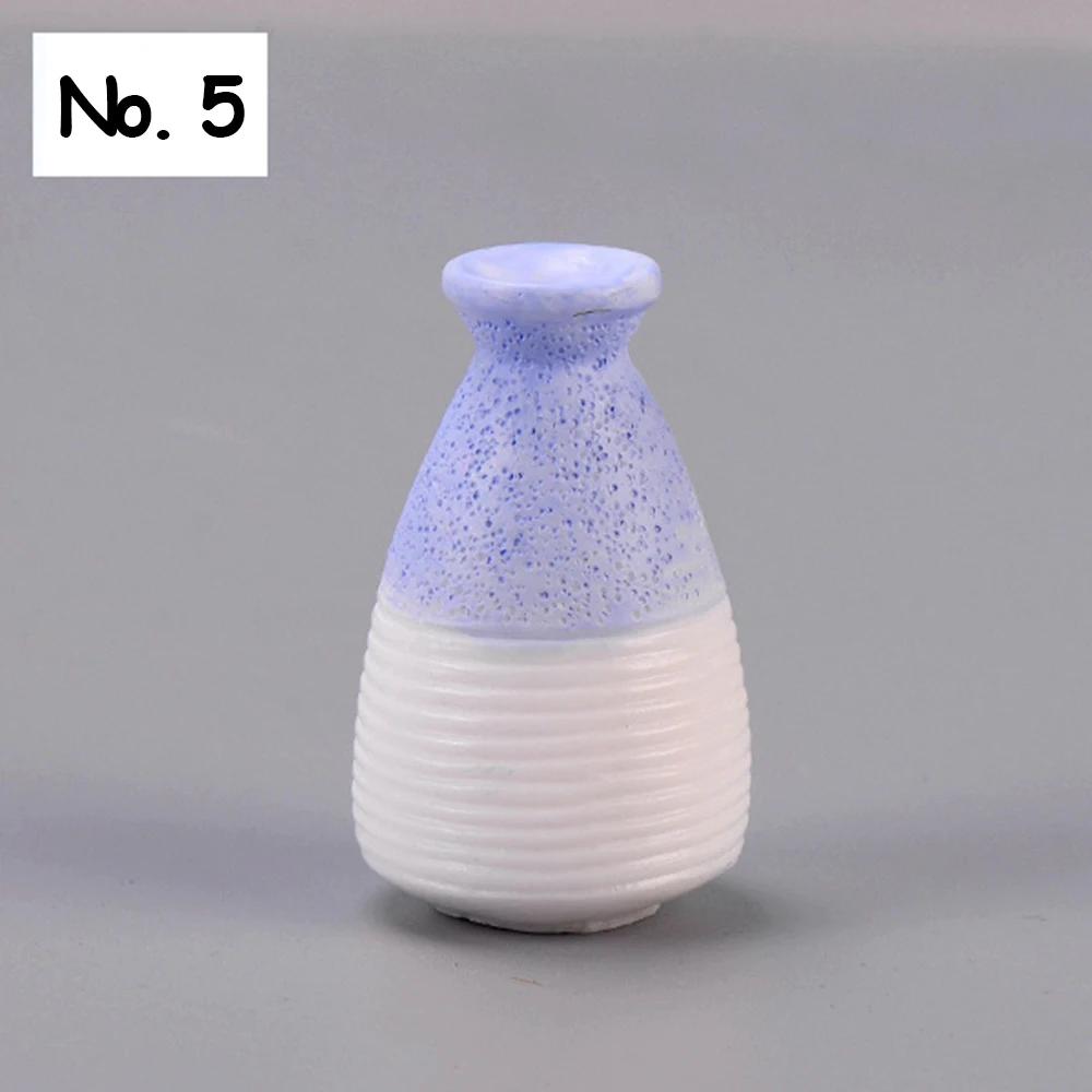 1 st harts vas miniatyr blomkruka liten mun vas prydnad mikro landskap älvträdgård dekor DIY hantverkstillbehör växtkruka