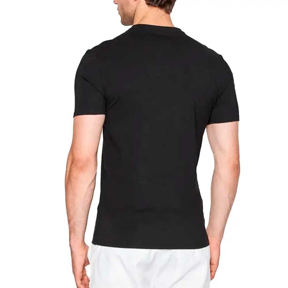 Guess Core Slim Fit T-shirt Classic logo triangle Black