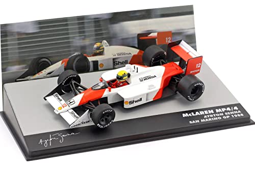 

Altaya 1/43 Масштаб McLaren F1 MP4/4 Победитель Гран-при Сан-Марино Айртон Сенна 1988 AYRTON SENNA литая модель автомобиля [Параллельный импорт]